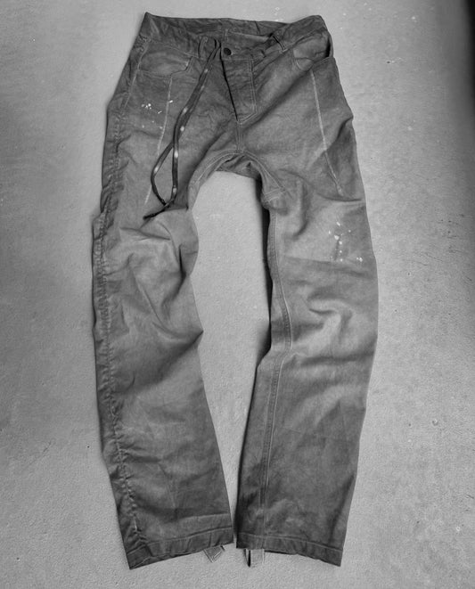 11 by Boris Bidjan Saberi SS24 'P1C-F1481’ Paint Splattered Stacked Denim