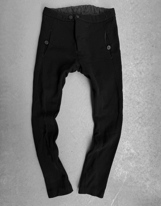 Boris Bidjan Saberi AW13-14 ‘P11-F181’ Felted Wool Skinny Pants