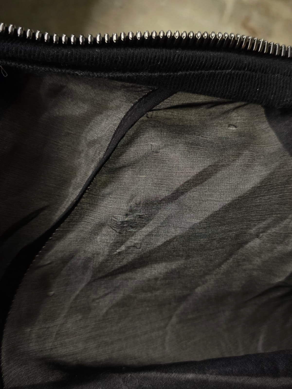 Rick Owens SS24 "LIDO" Silk Bubble Batwing Flight Bomber Jacket