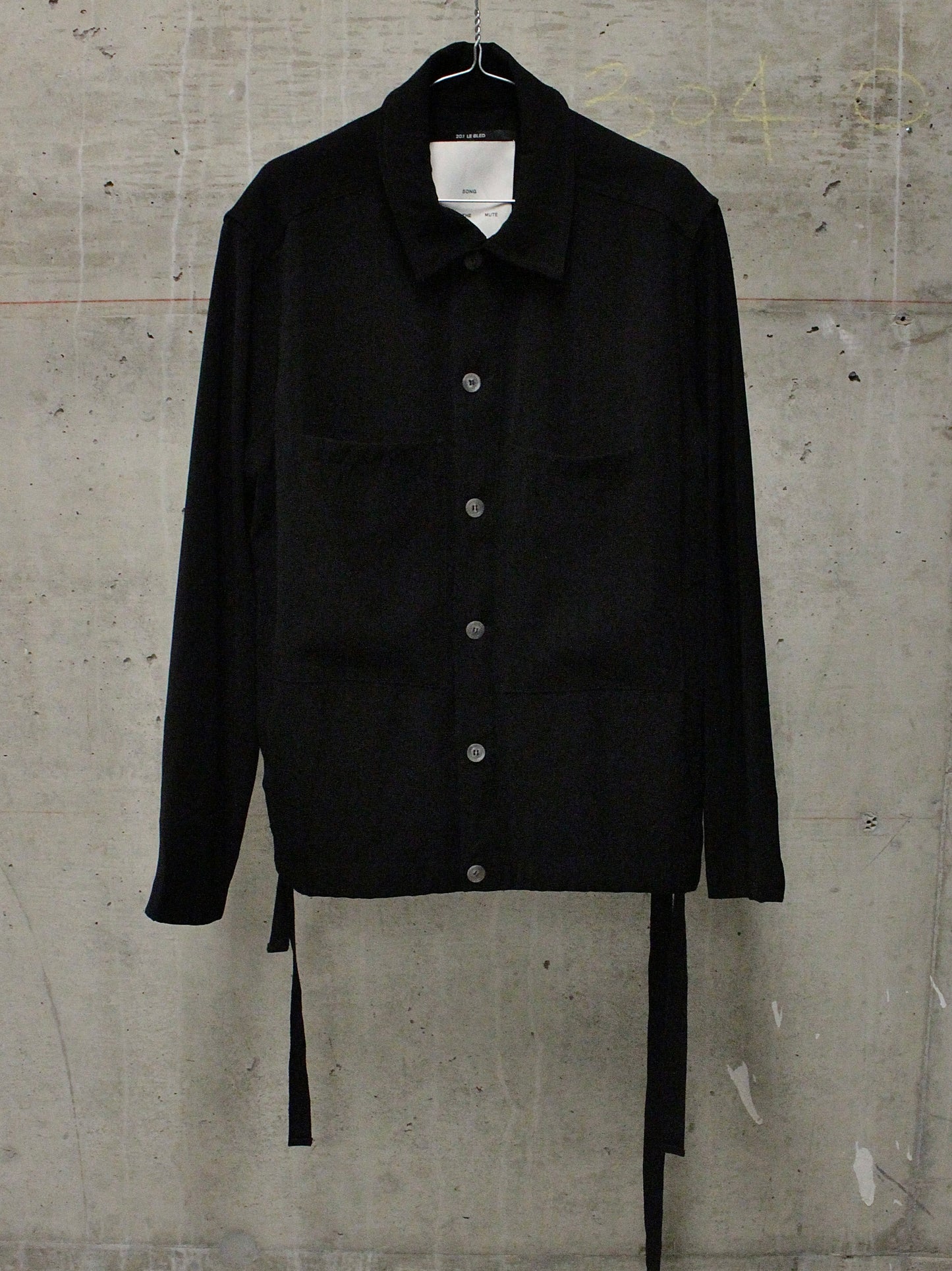 SONG FOR THE MUTE SS20 "20.1 LE BLED" Graphic Patch Oversized Chore Jacket