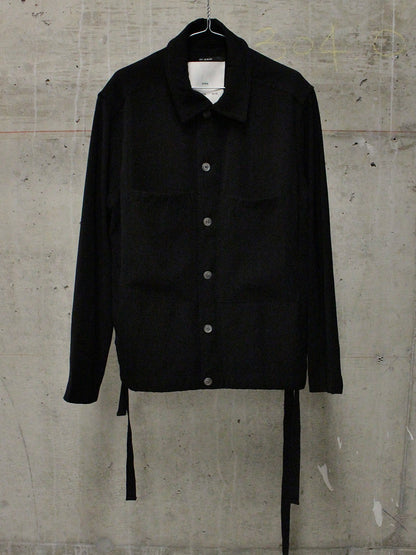 SONG FOR THE MUTE SS20 "20.1 LE BLED" Graphic Patch Oversized Chore Jacket