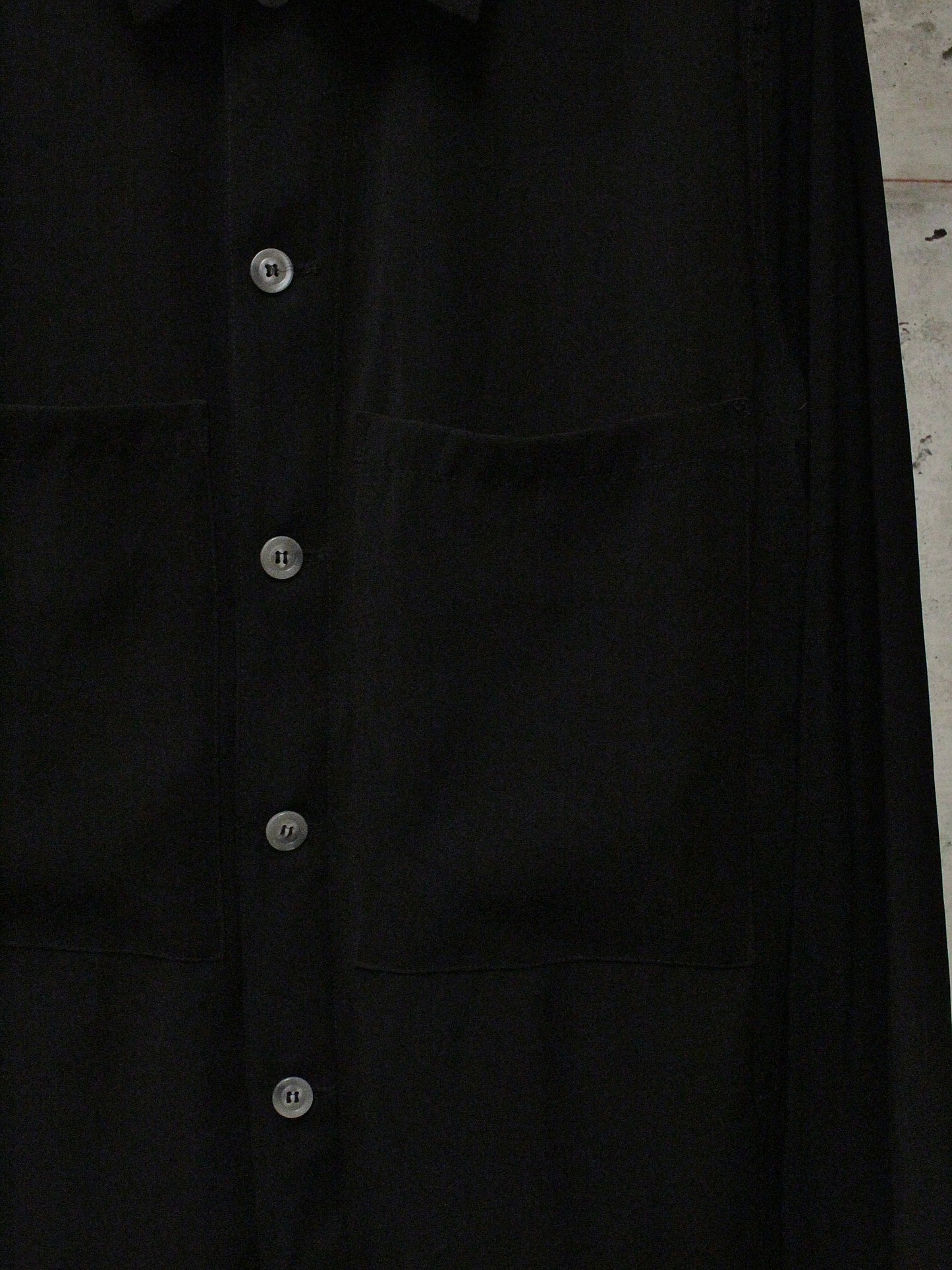 SONG FOR THE MUTE SS20 "20.1 LE BLED" Graphic Patch Oversized Chore Jacket