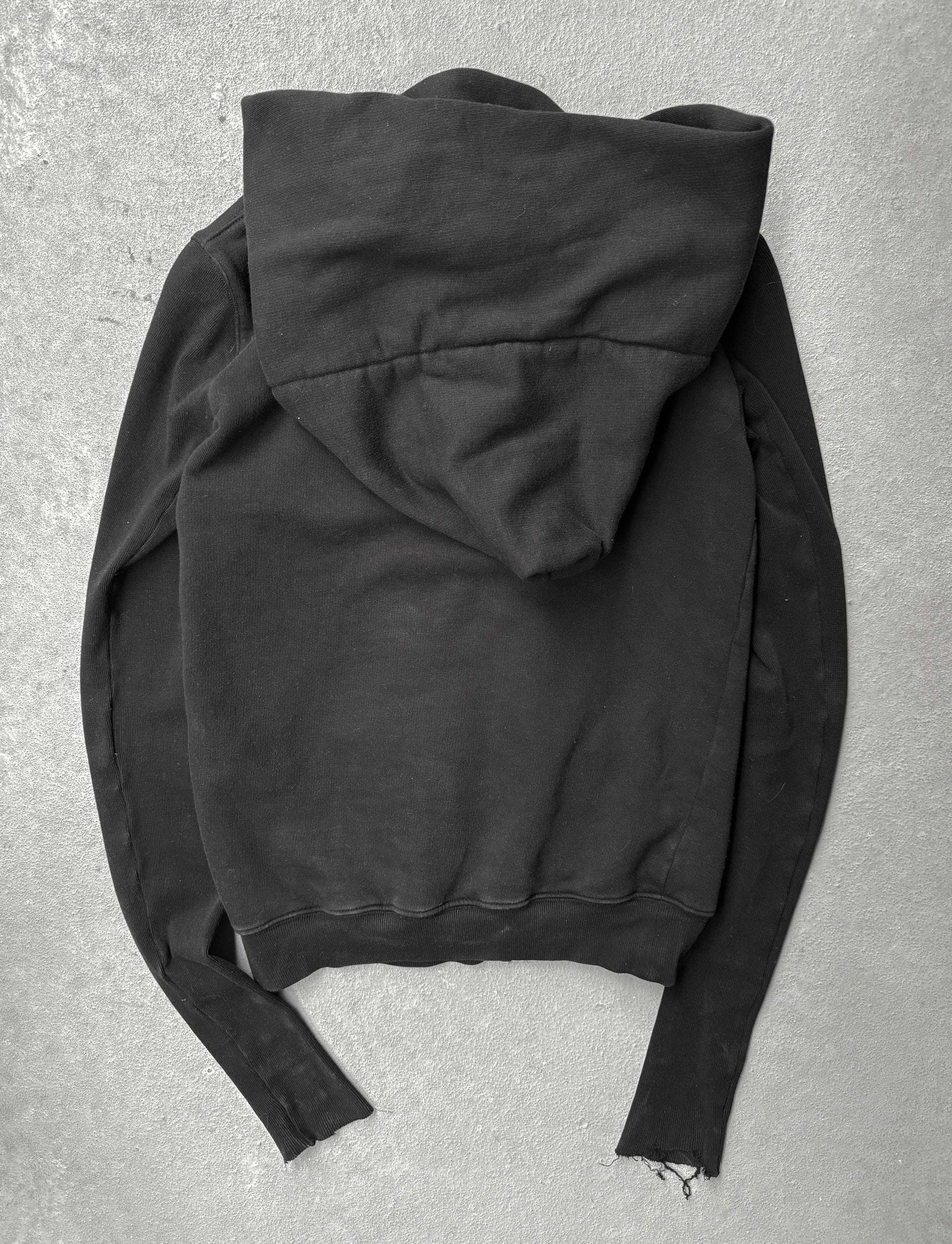 Rick Owens DRKSHDW SS17 "WALRUS" Wizard Mountain Fleece Hoodie detail | DRIEW GARMENTS