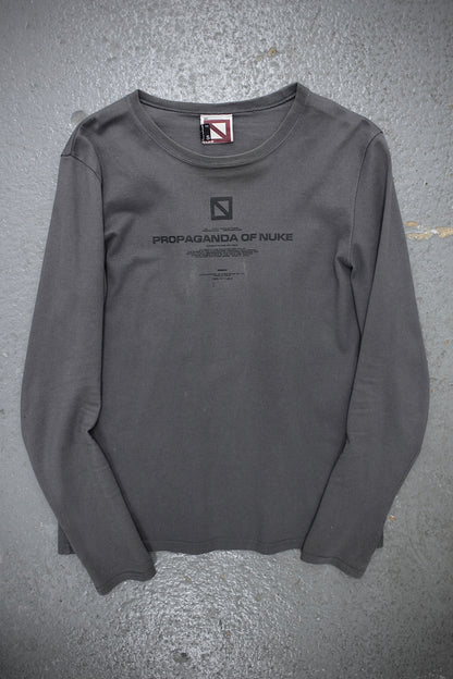 NUKE by Tatsuro Horikawa Late 90s Graphic Long-sleeves Jumper