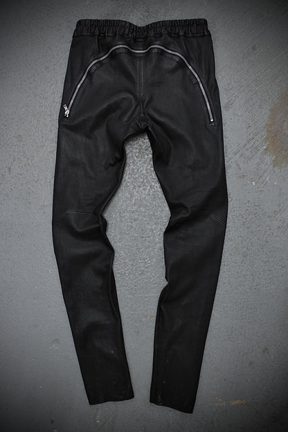 Rick Owens AW23 "LUXOR" Gary Lamb Leather Skinny Pants