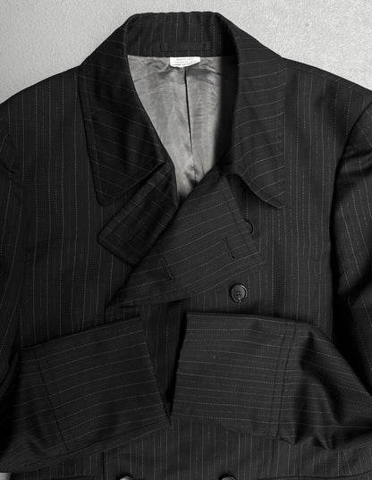 COMME des GARÇONS HOMME PLUS SS12 Iridescent Pinstripes Double-breasted Short Coat