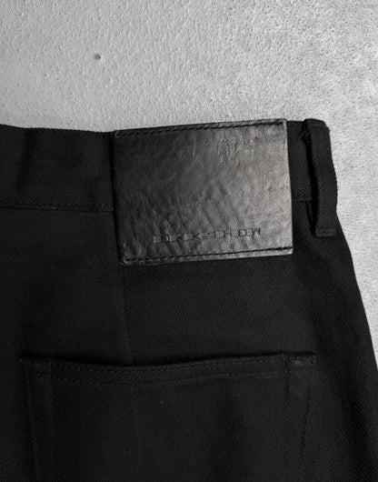 Rick Owens DRKSHDW AW22 “STROBE” 16oz Japanese Heavyweight Cotton ‘Geth Cut’ Wide Leg Denim