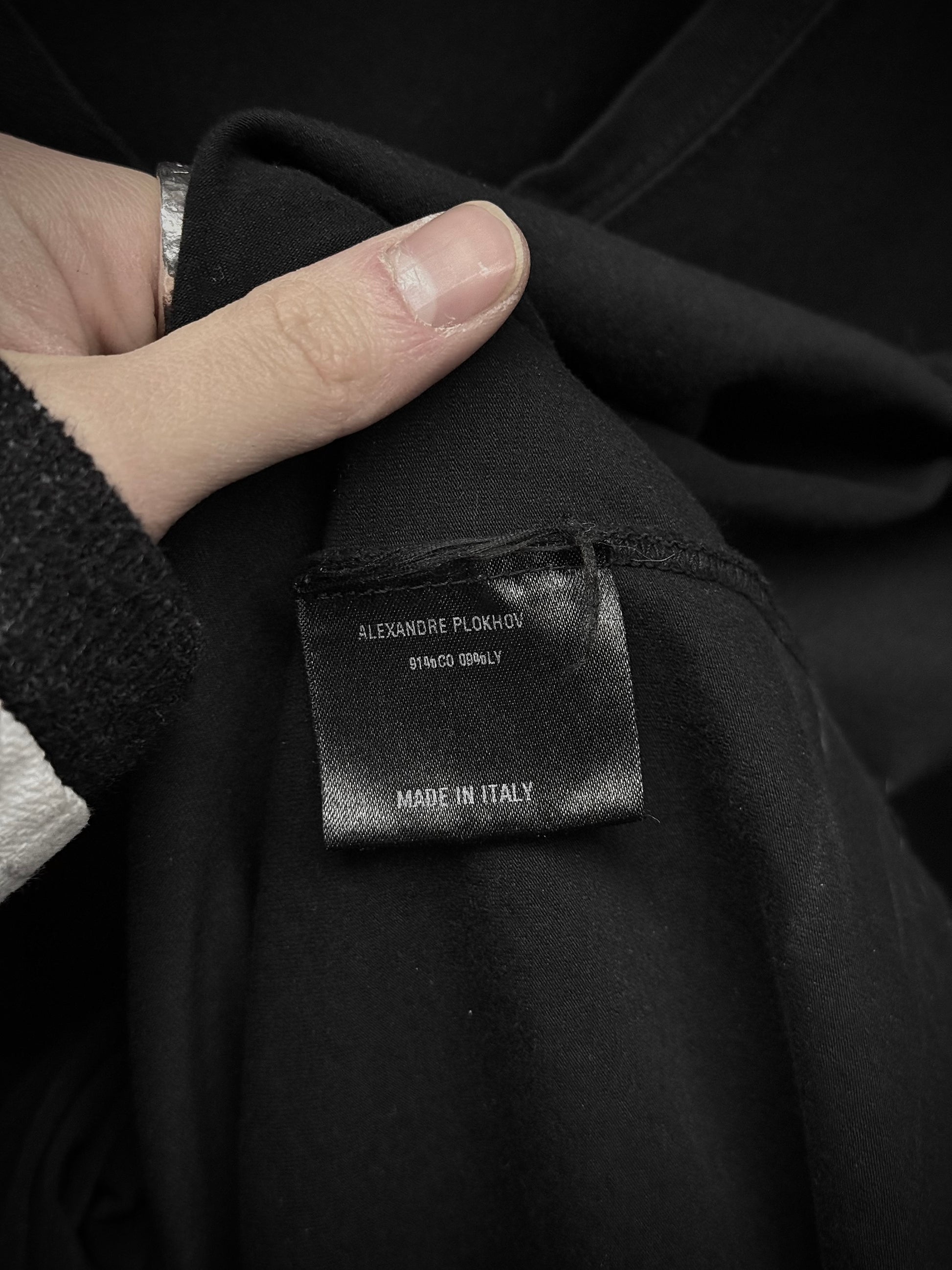 Alexandre Plokhov 2010s Three-way Diagonal Seam Long Tank Top detail | DRIEW GARMENTS