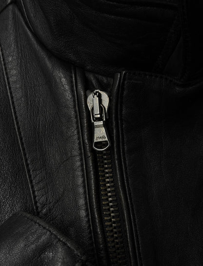 5351 Pour Les Hommes Early 00s Sheepskin Biker Jacket