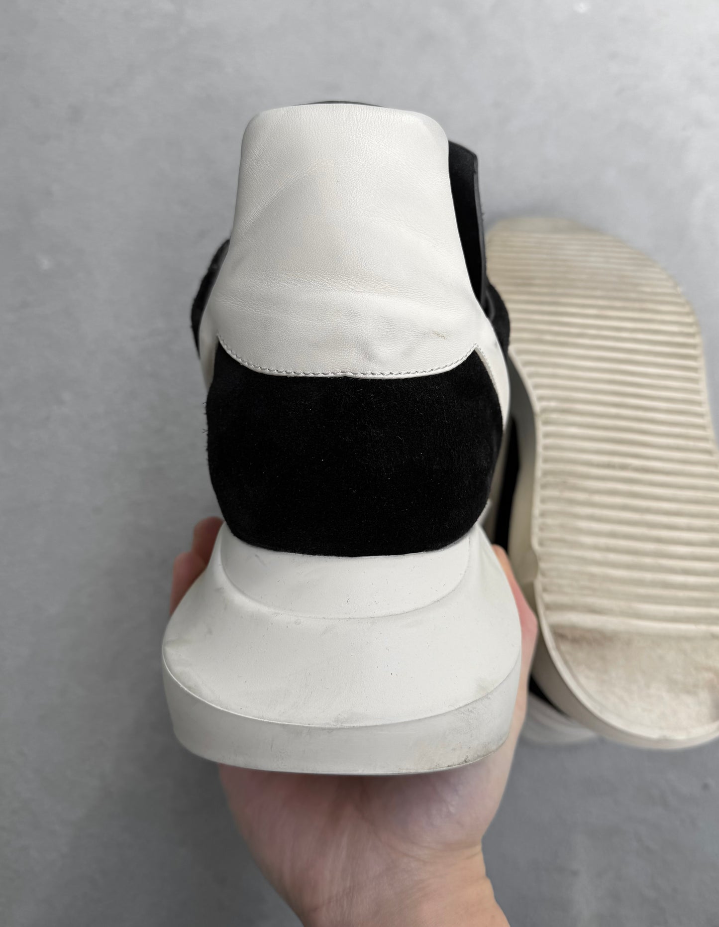 Rick Owens SS23 “EDFU” Suede Leather Geth Runners