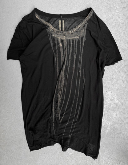 Rick Owens SS07 “DRAKE” Vomit Bleached Sheer T-shirt