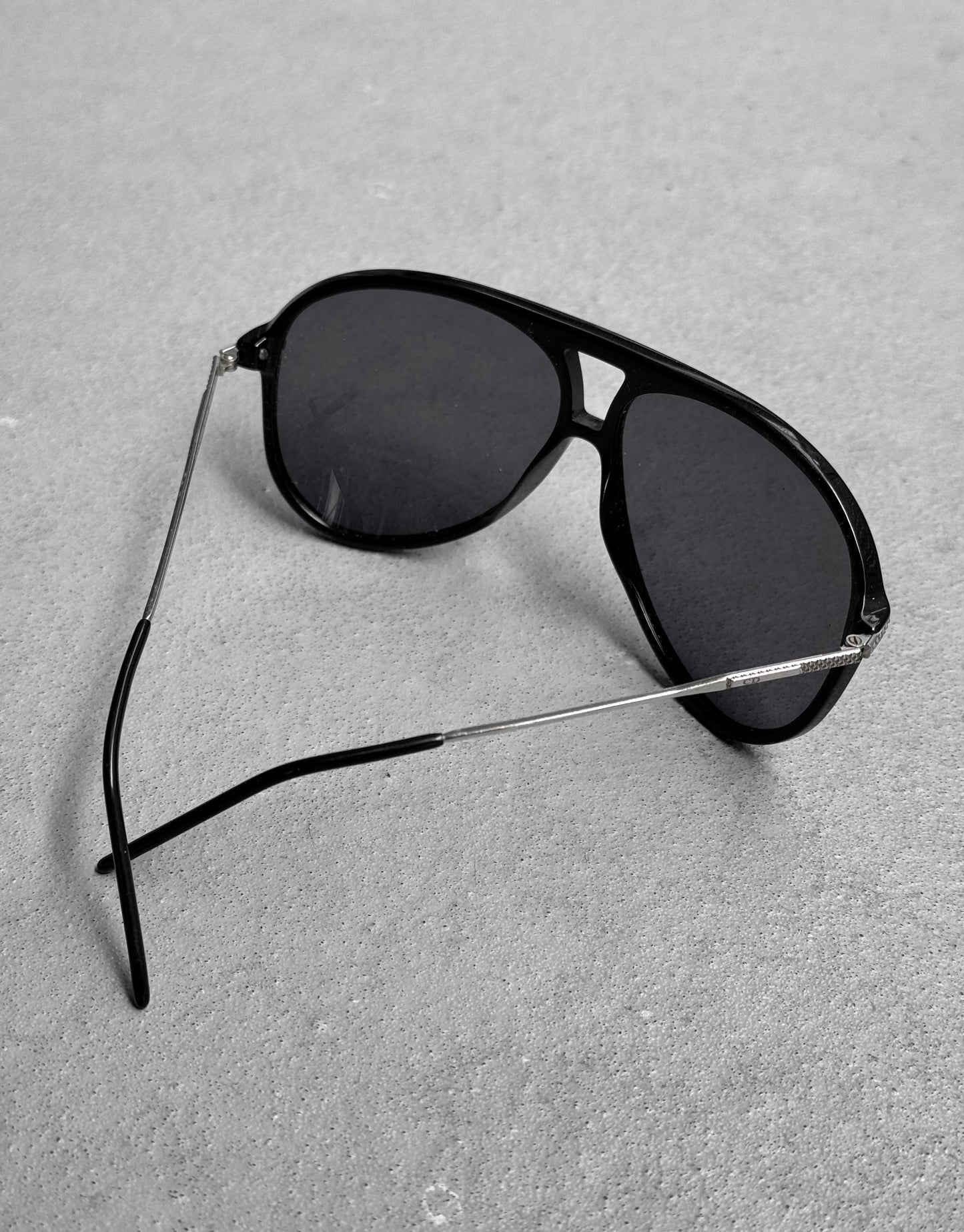 DIOR HOMME by Hedi Slimane Early 00s Purple Tinted ‘BlackTie-129S’ Aviator Sunglasses