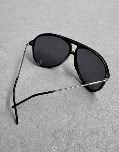DIOR HOMME by Hedi Slimane Early 00s Purple Tinted ‘BlackTie-129S’ Aviator Sunglasses