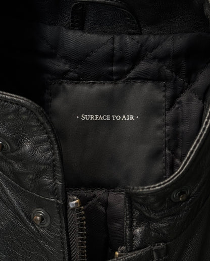 Surface To Air SS13 “Outsider” Multi-pockets Lambskin Leather Jacket