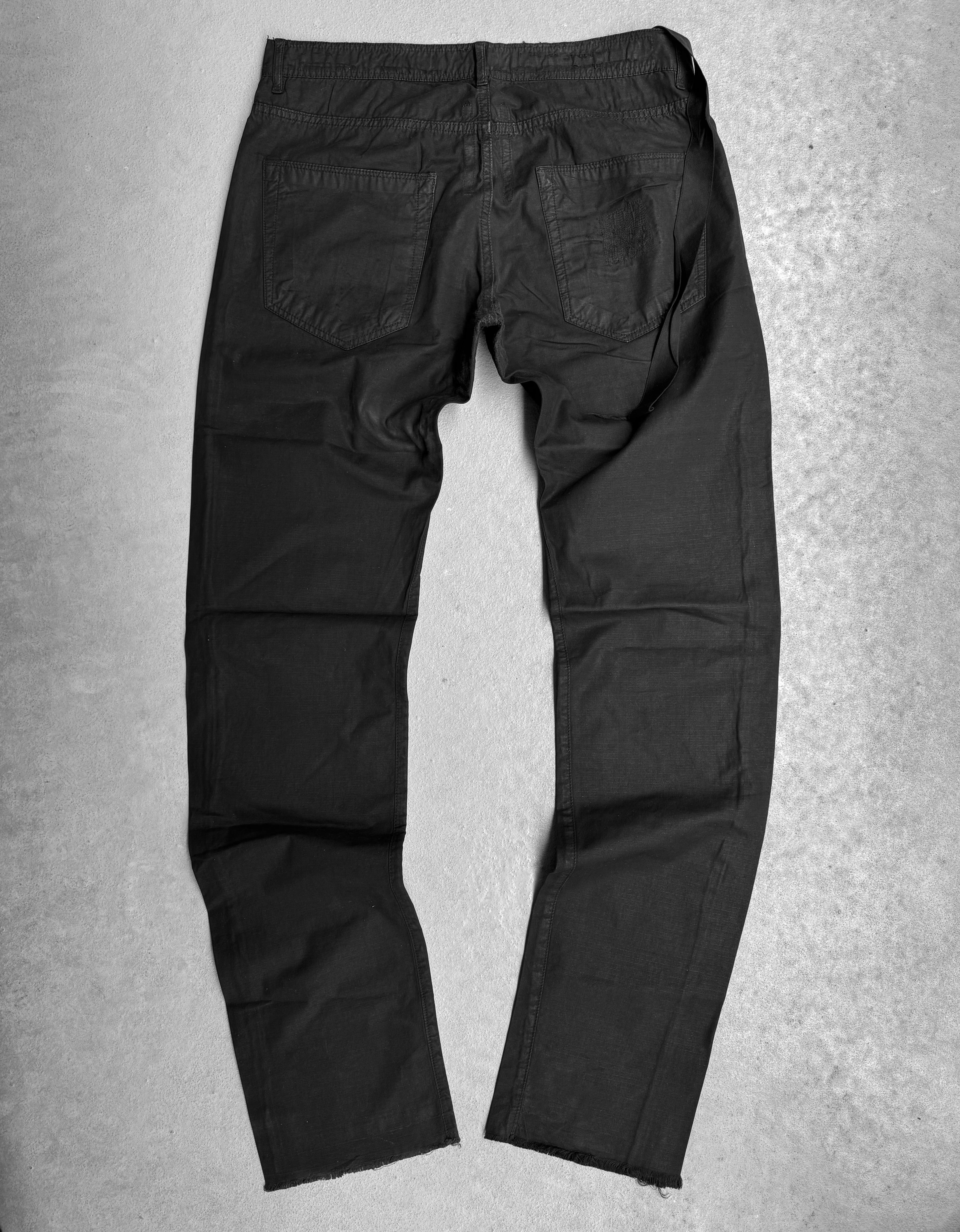 Rick Owens archive カシミヤpants Rick Owens Light-waxed Cotton Poplin Skinny Pants | DRIEW