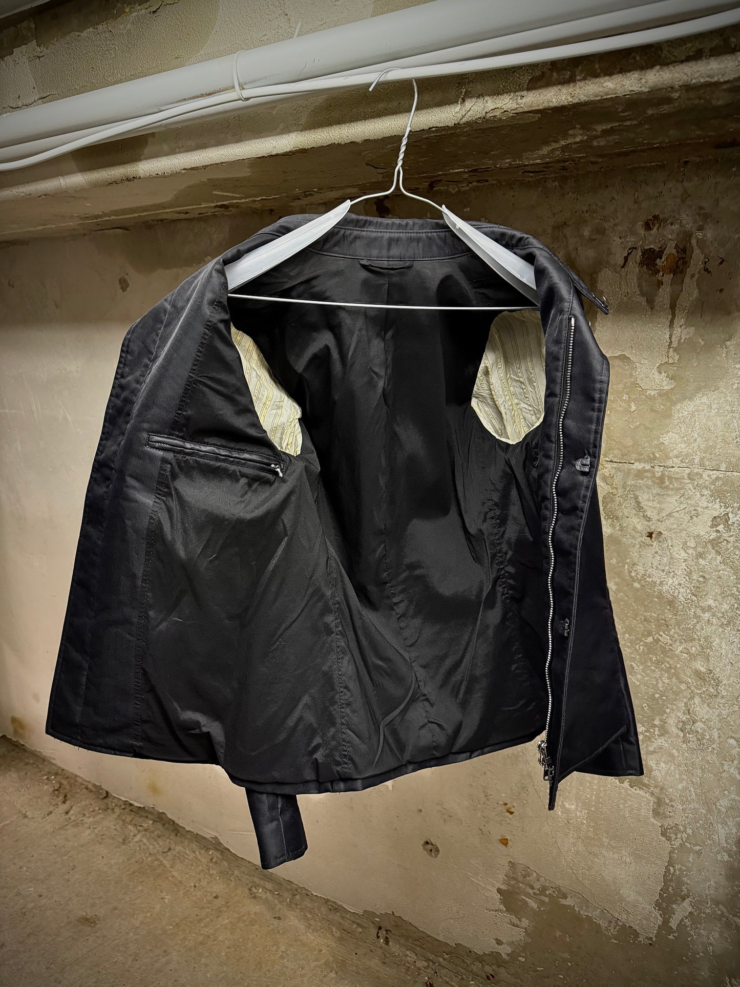 Carol Christian Poell AW96-97 Bubble Effect Zip-Up Work Jacket