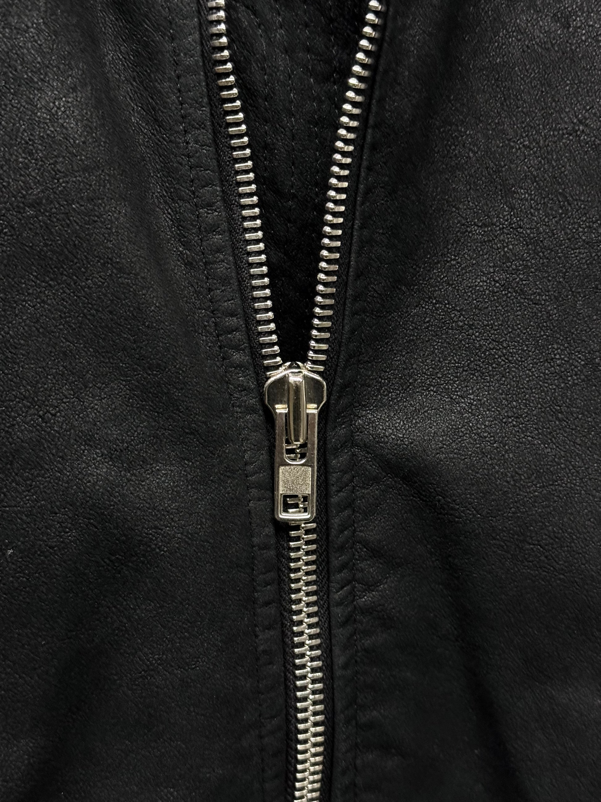 Rick Owens SS14 "VICIOUS" Blistered Lamb Leather Bomber Jacket detail | DRIEW GARMENTS
