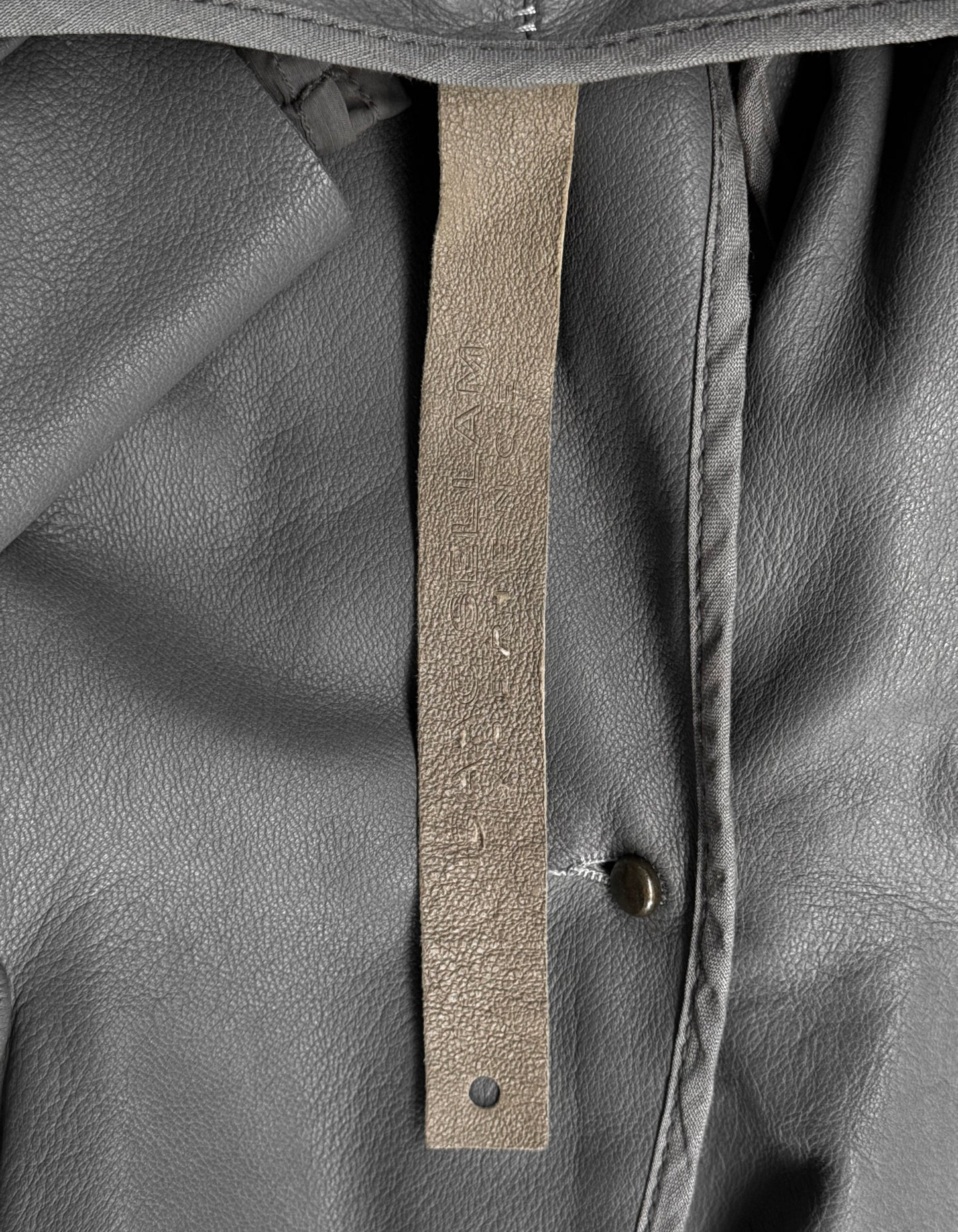 Isaac Sellam: “Experience” Overlock Stitch Cropped Deerskin Leather Jacket