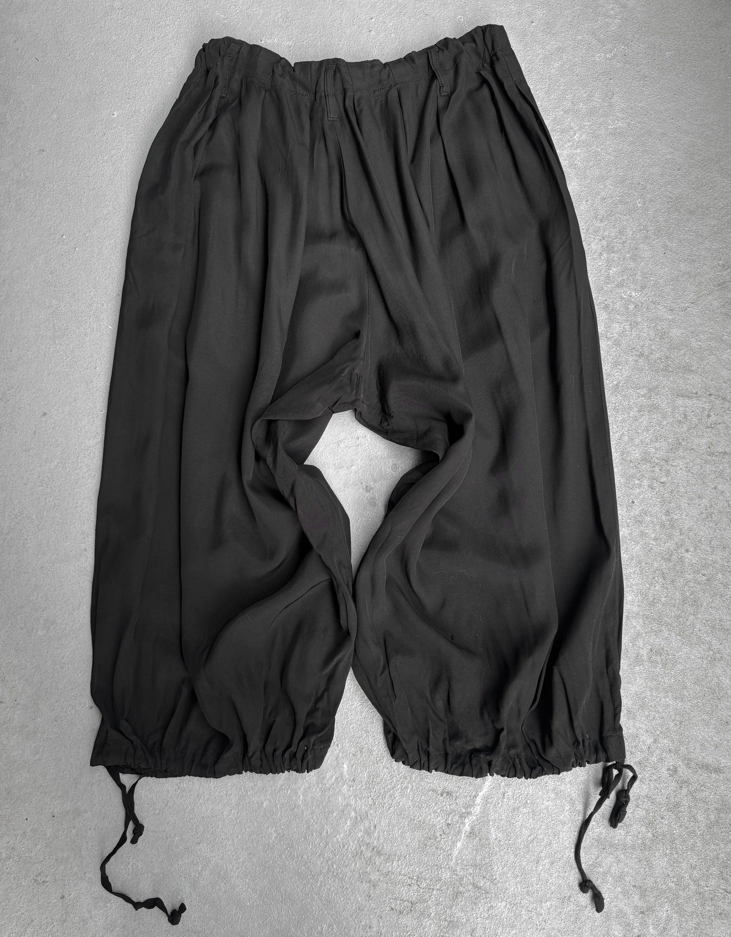 Yohji Yamamoto POUR HOMME SS11 Pleated Drop-crotch Balloon Pants