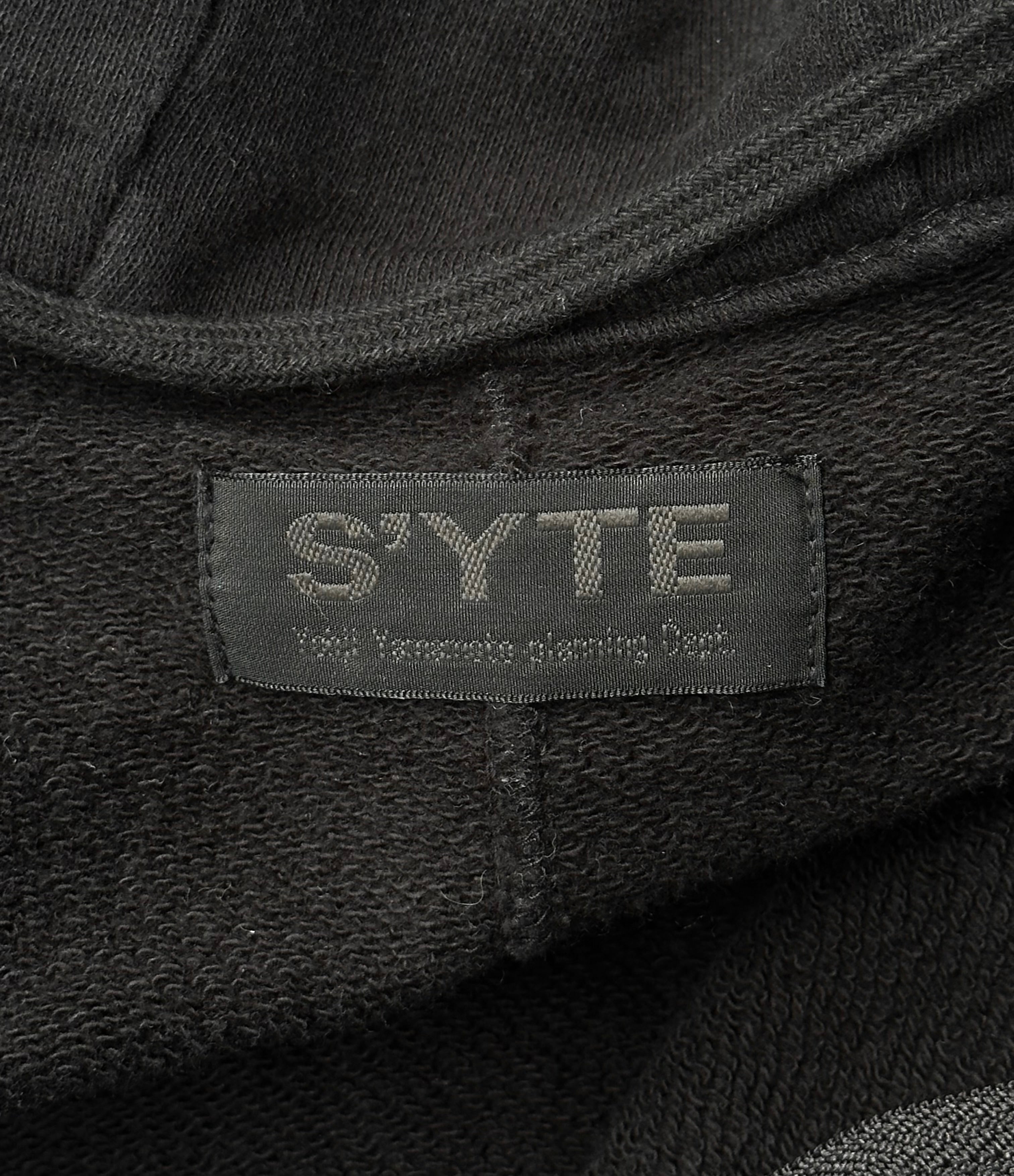 S'YTE Yohji Yamamoto BLACK Crow Graphic Zip Hoodie | M – DRIEW