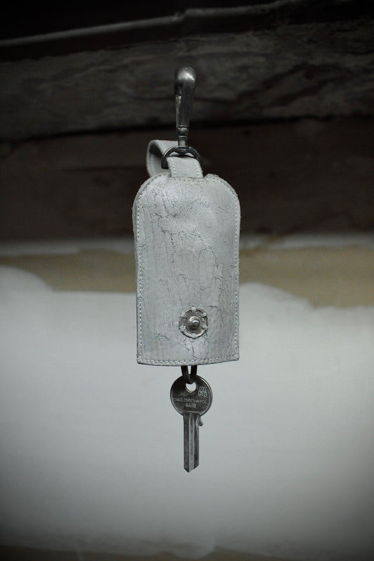 Carol Christian Poell ‘MM/2265 CUBS-PTC/33’ Silver Hook Key Horse Leather Case