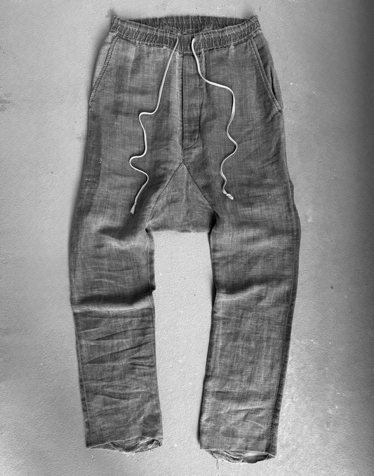 Rick Owens AW11 “LIMO” Grey Drop-crotch Swinger Pants