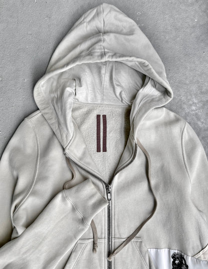 Rick Owens DRKSHDW SS17 “WALRUS” Dinge Patchwork Drawstring Hoodie