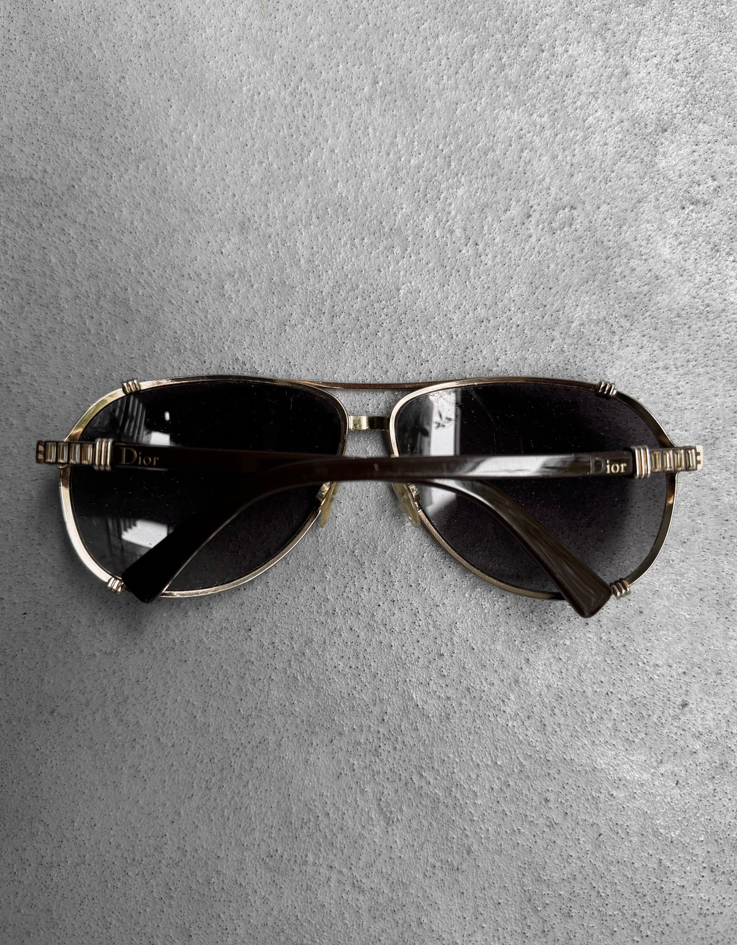 DIOR 2010’s Purple Tinted Gold Sunglasses