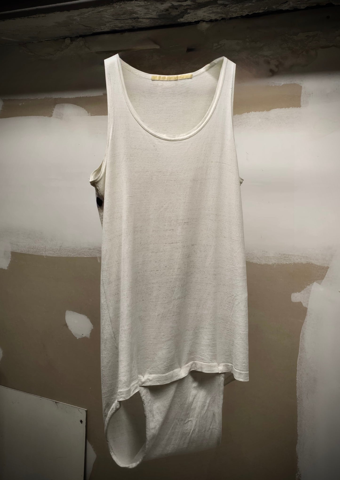 Carol Christian Poell SS05 "Dispossessed" Acid-Treated Flap Tank Top | Archive Fashion Toronto