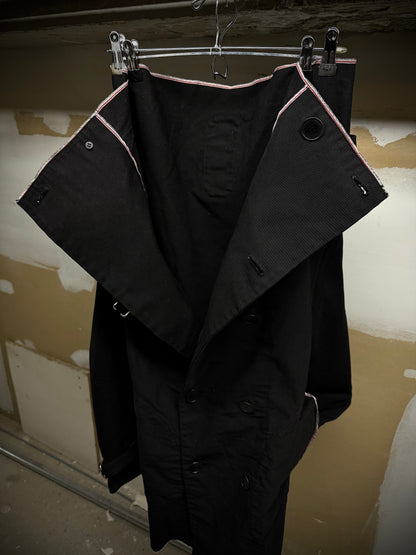 Carol Christian Poell 2010 'VM/2562SED PEDGE-PTA/10' SELF-EDGE Metre Double Breasted Coat detail | DRIEW GARMENTS