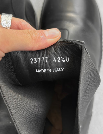 Rick Owens AW20 “PERFORMA” Beetle Chelsea Leather Boots