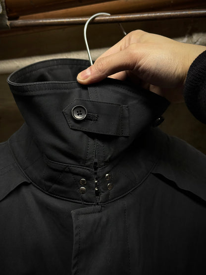 Tornado Mart Early 00s Quilt Lined Cotton Gaberdine Mac Coat