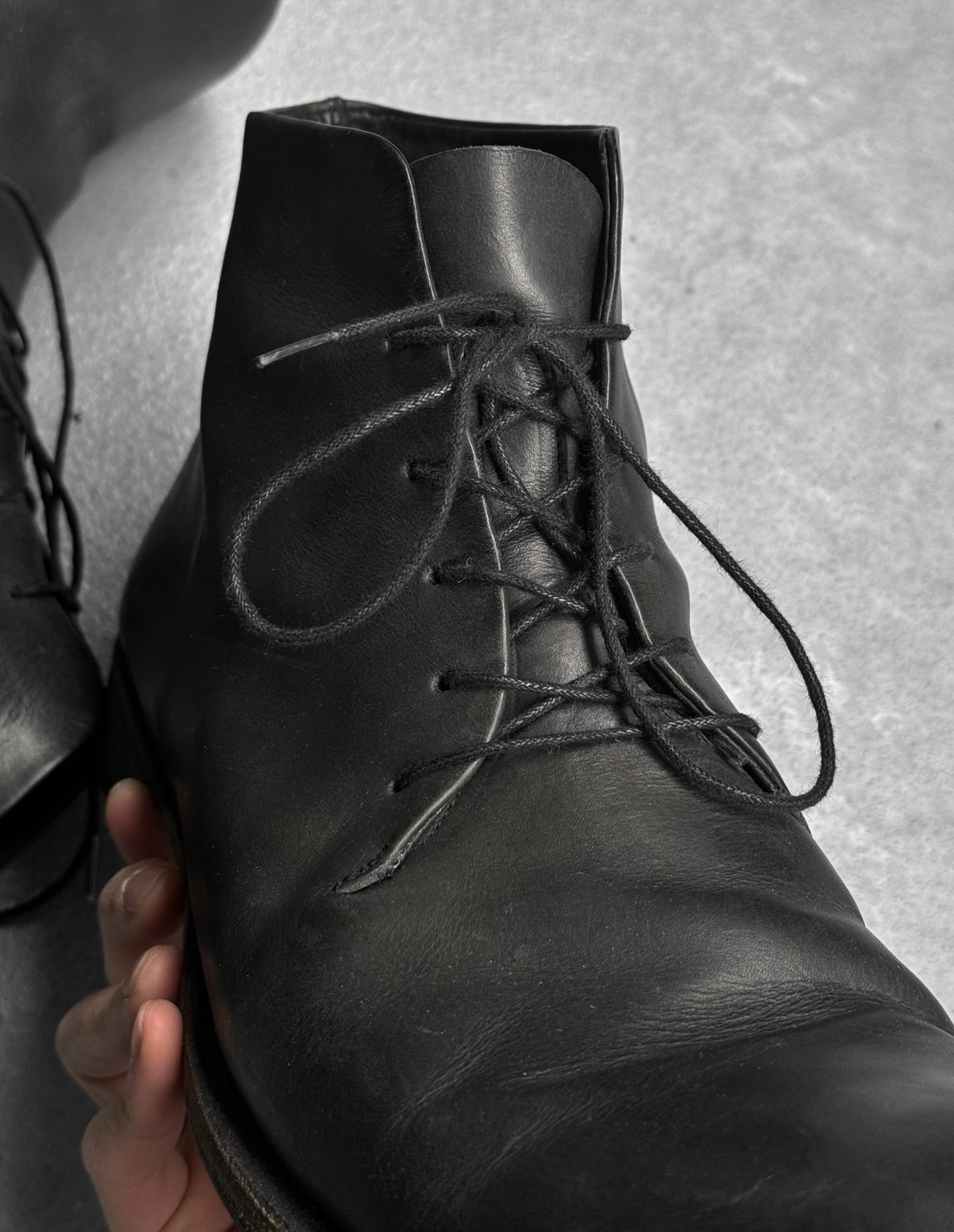 m.a+ by Maurizio Amadei 'S1A2' VA 1.5 One Piece Leather Short Boots