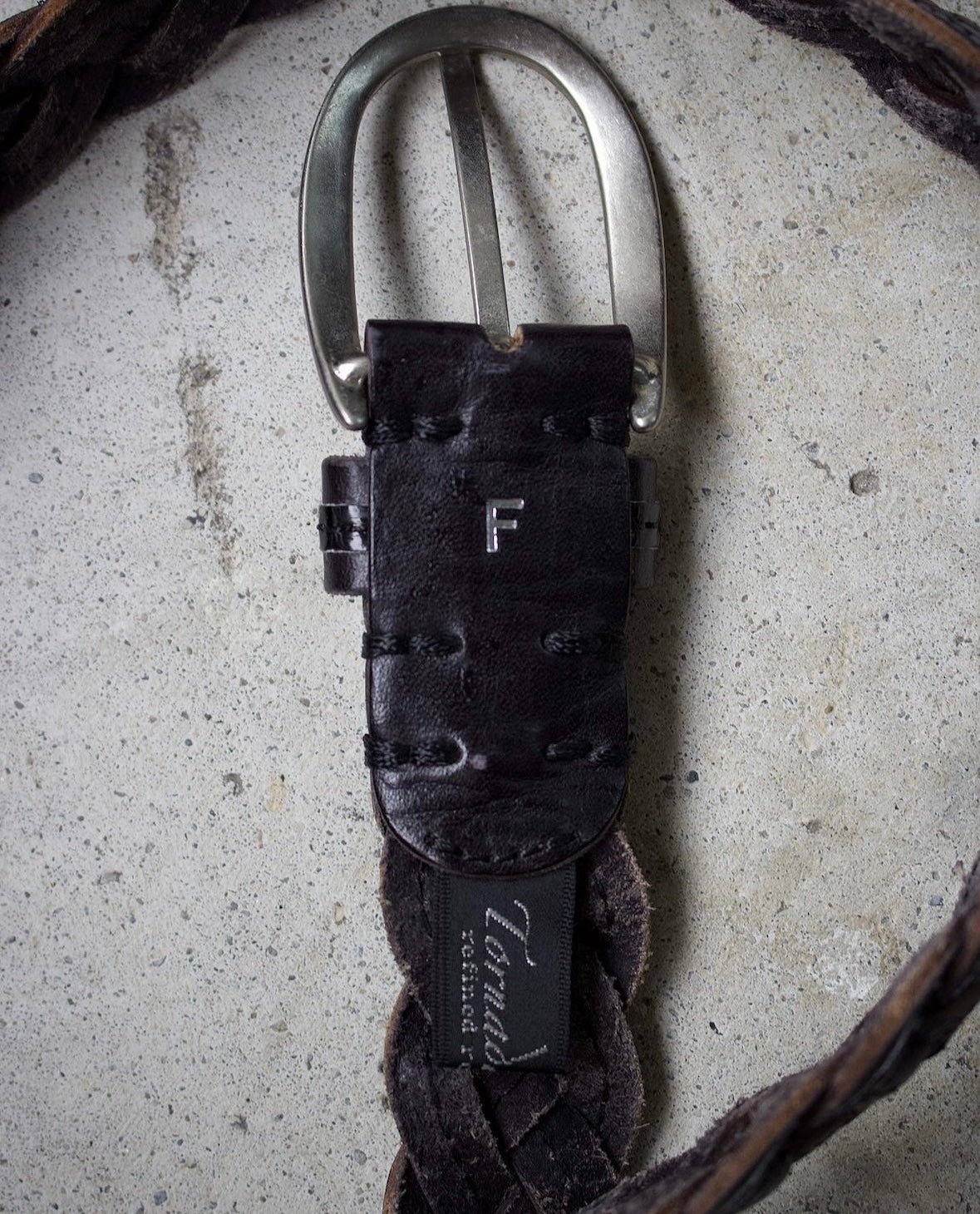 Tornado Mart Woven Leather Belt
