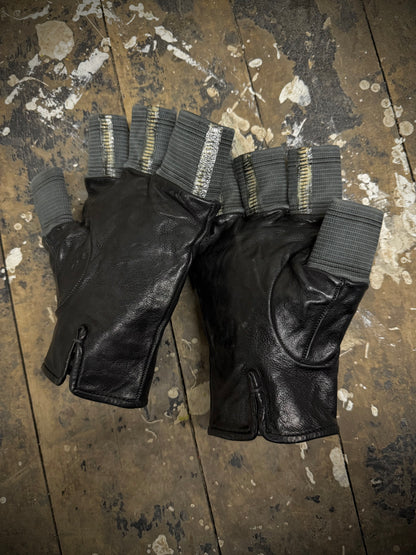 Carol Christian Poell 'AM/2457 ROOMS-PTC/010' Disparate Leather Gloves | Archive Fashion Toronto