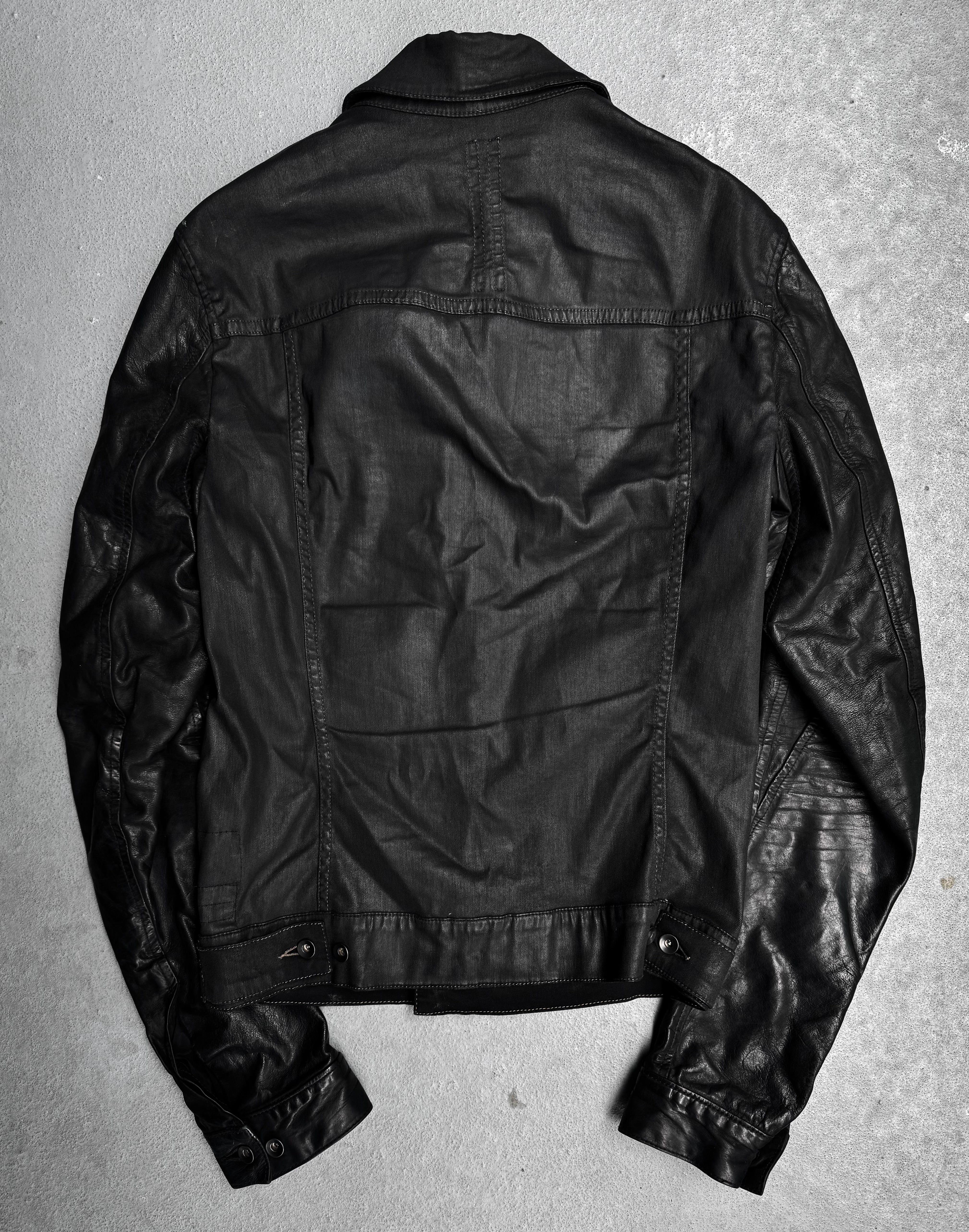 Rick Owens 10AW レザージャケット黒 XS Rick Owens レザージャケット | ブラック | FARFETCH JP
