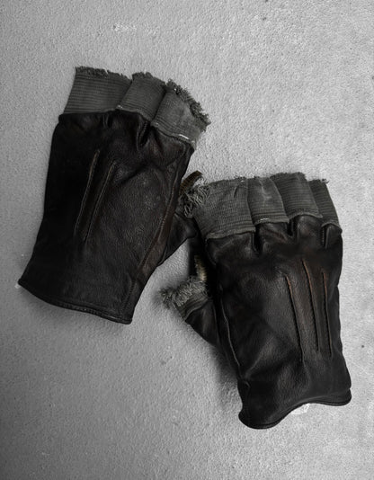 Carol Christian Poell 'AM/2457 ROOMS-PTC/12' Disparate Leather Gloves