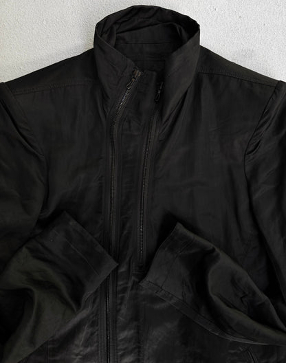 Julius_7 SS14 “ghost;” Dual-zip Padded Fencing Jacket