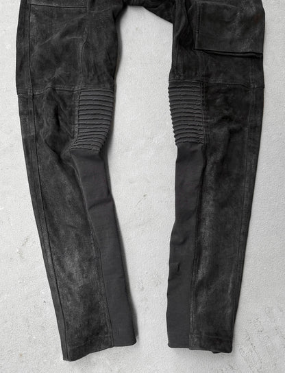 Rick Owens DRKSHDW SS15 “FAUN” Blistered Lambskin Leather Memphis Pants