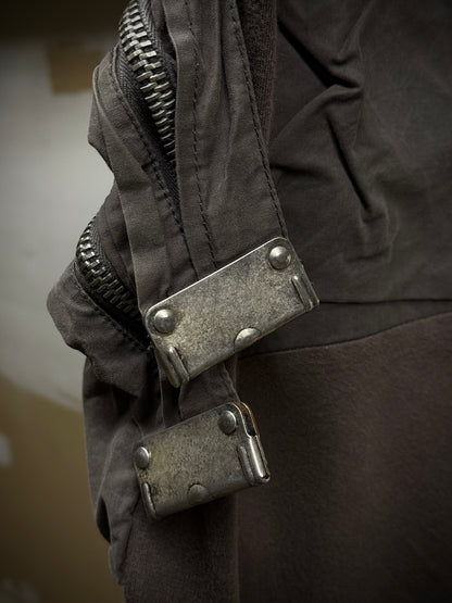 Rick Owens SS04 "CITROEN' Slashed Knee Zipper Cargo Pants detail | DRIEW GARMENTS