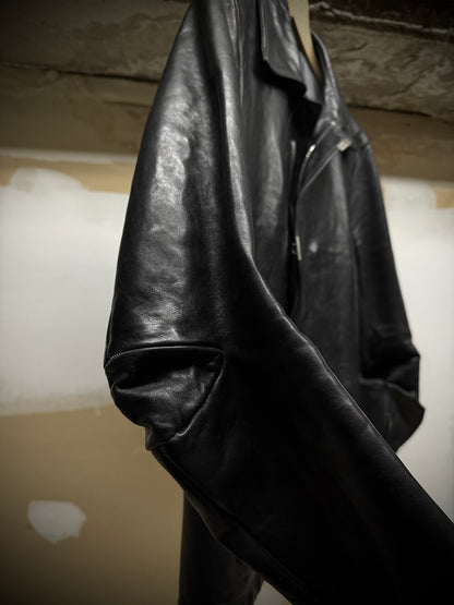 Carol Christian Poell ‘LM/2498 CORS-PTC/010’ Object-dyed Lined Scarstitch Horse Leather Jacket (Size  detail | DRIEW GARMENTS