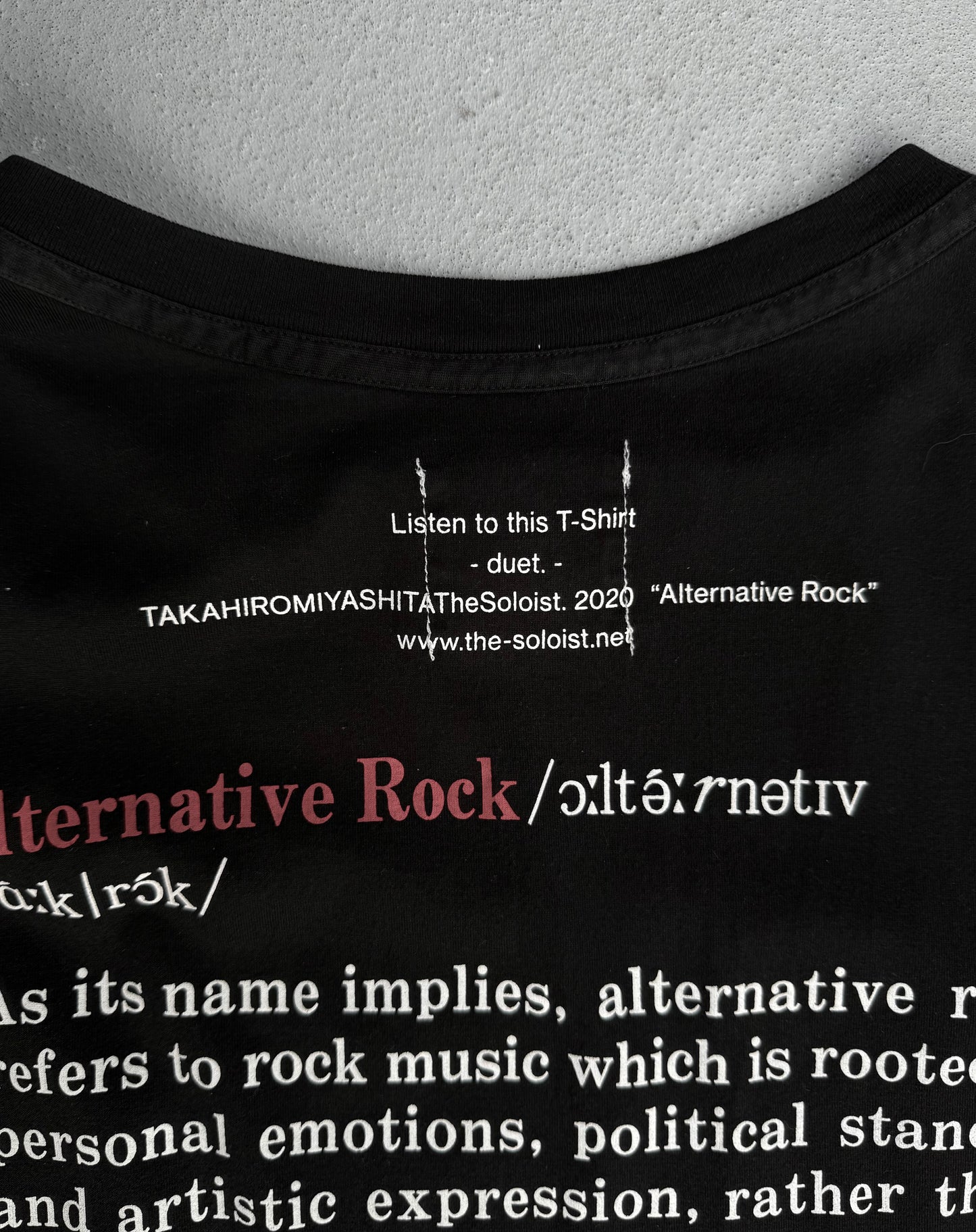 TakahiroMiyashita TheSoloist. SS20 'Alternative Rock' Graphic Long-sleeves