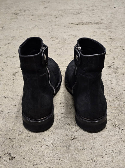 Rick Owens SS17 "WALRUS" Goodyear Flex Reverse Cow Leather Creeper Boots