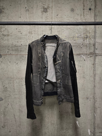 Rick Owens DRKSHDW AW12 "MOUNTAIN" DNA DUST Hybrid Slave Denim Jacket