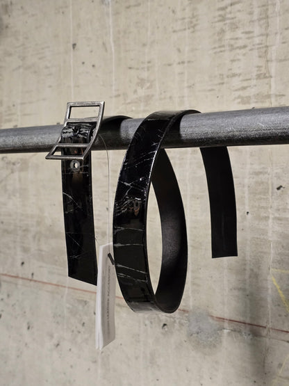 DEEPTI Collection °025 'LA–122X RUEL-99' Crash Bovine Leather Trigger Belt