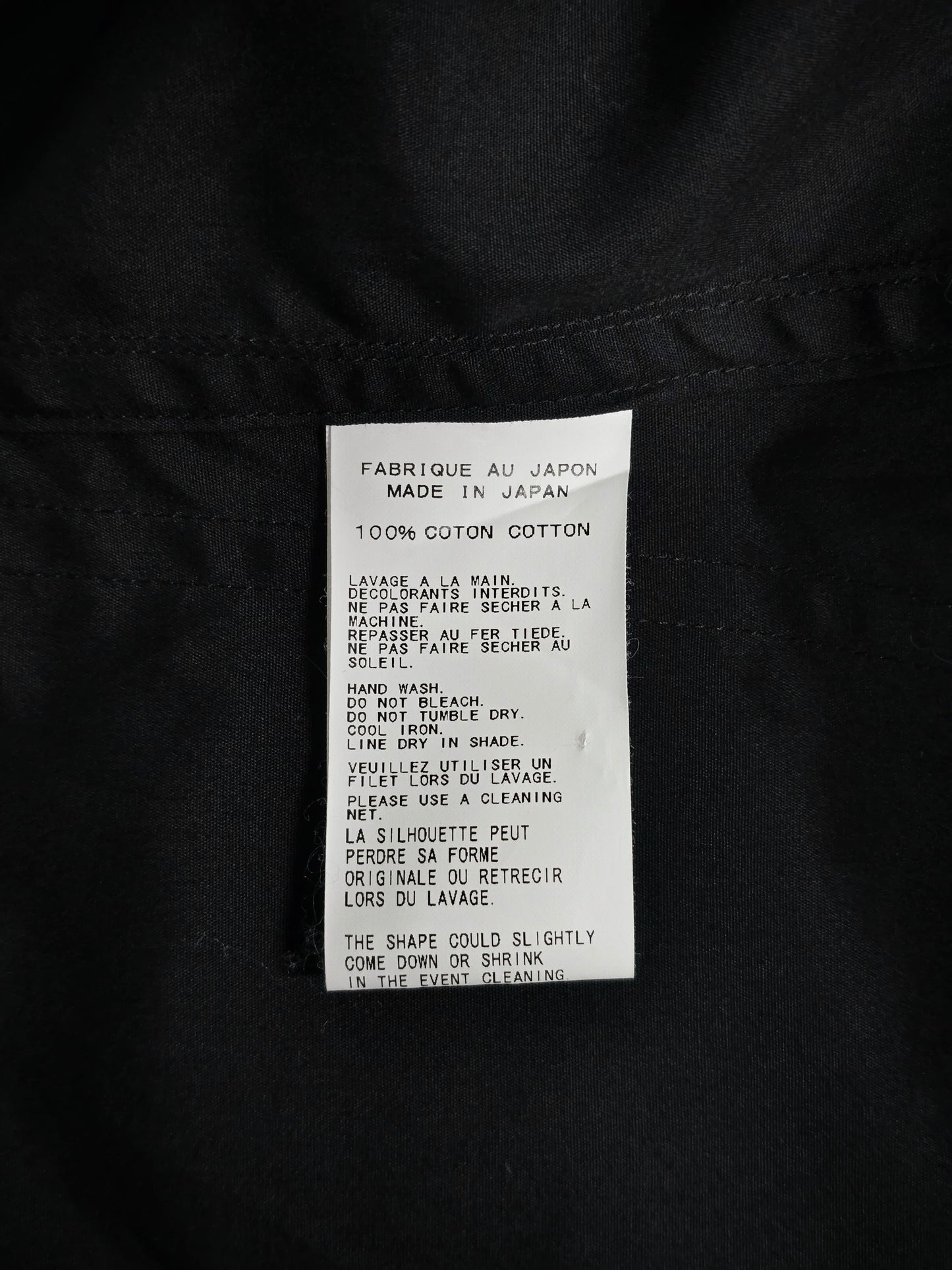 Yohji Yamamoto POUR HOMME AW12 Vertical Chest Pocket Button-Up Shirt