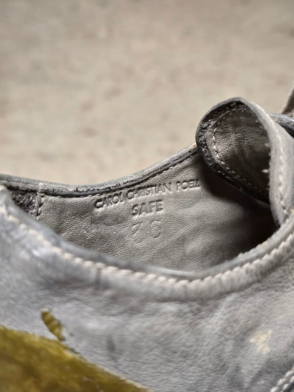 Carol Christian Poell 'AF/0900LR ROOMS-PTC/33' Object-dyed Kangaroo Leather Drip Derbies