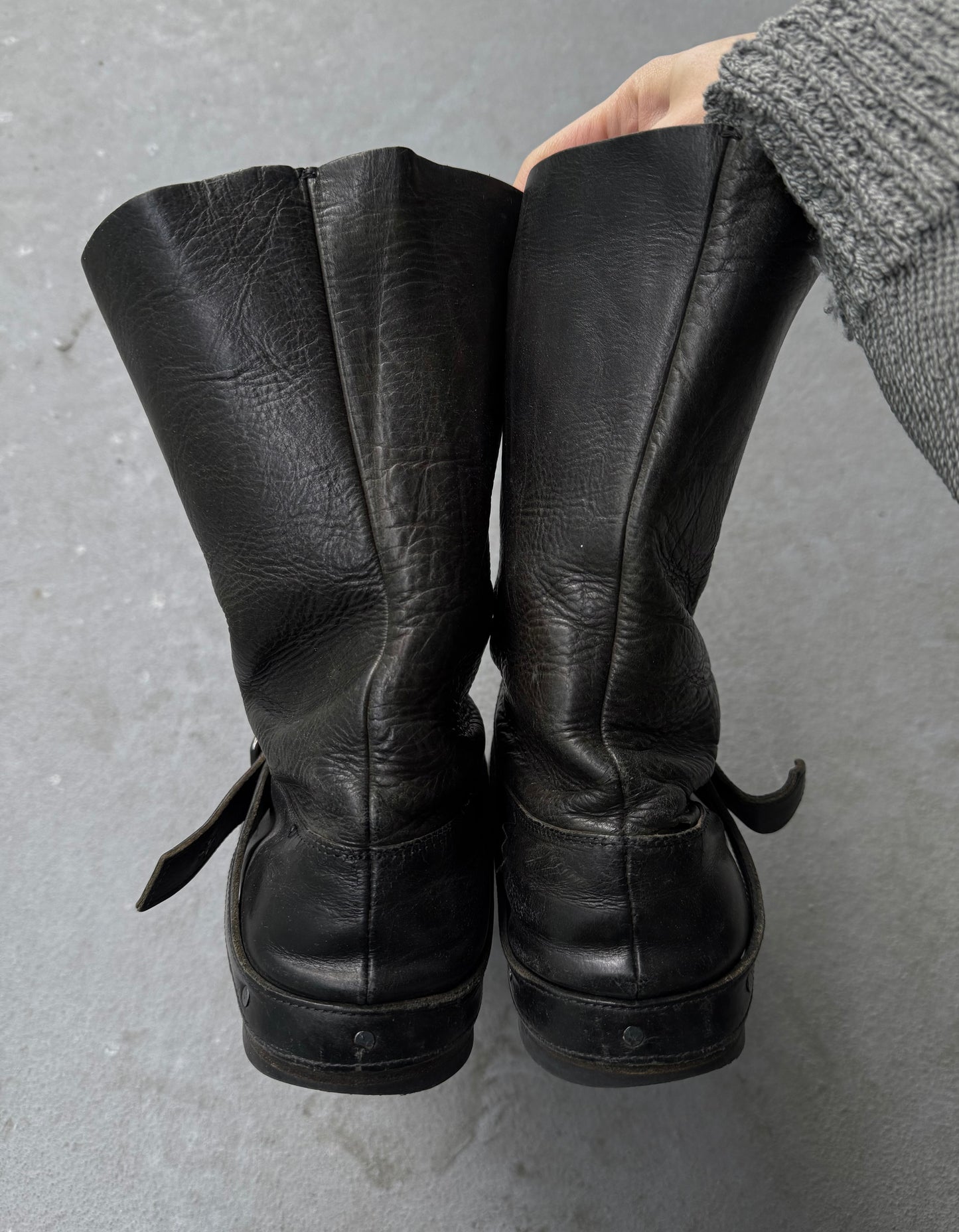 m.a+ by Maurizio Amadei 'S1C24' VA 1.5 Slim Buckle Engineer Boots