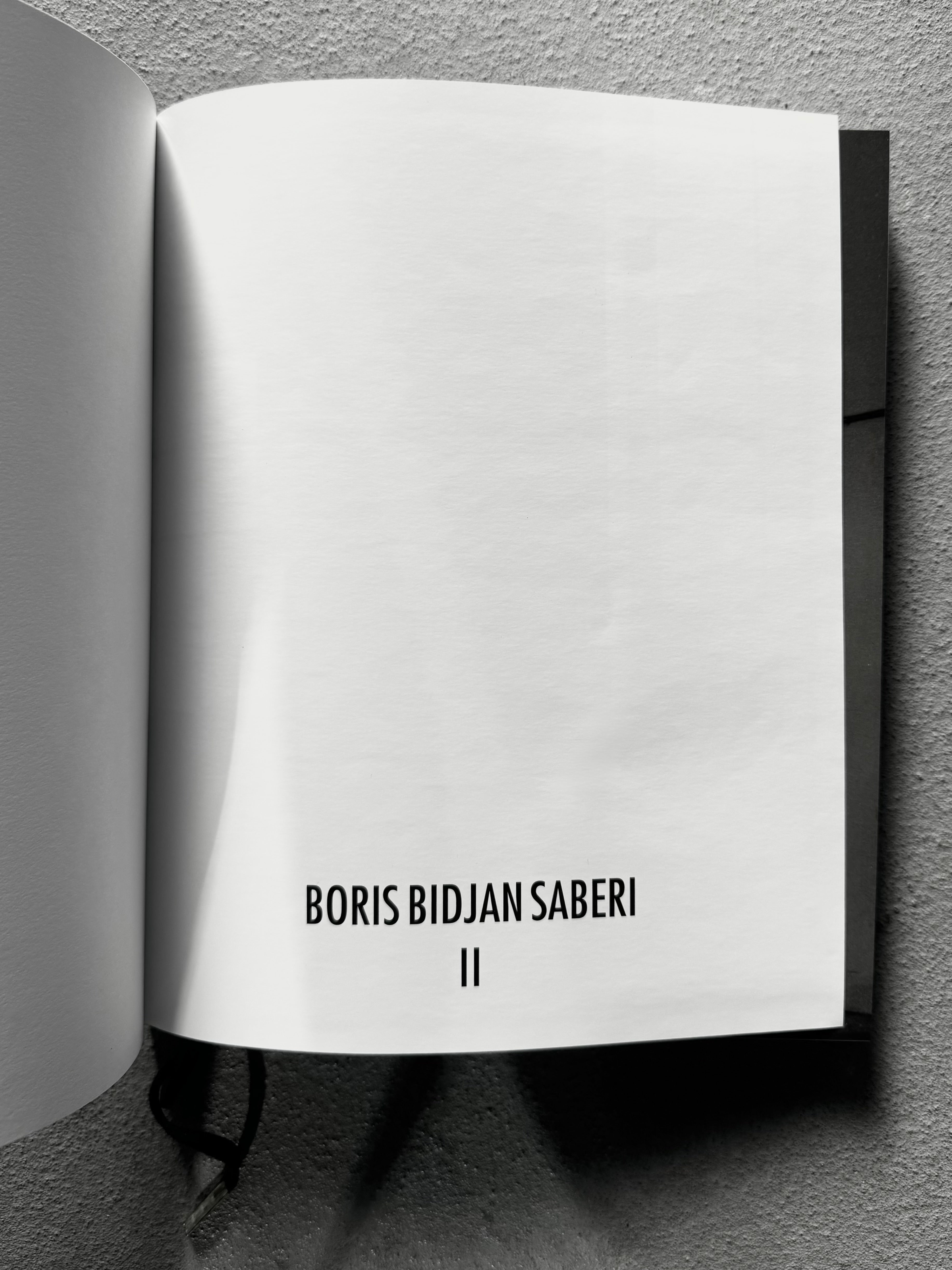 Boris Bidjan Saberi II Hardcover Book 2013 | Archive – DRIEW