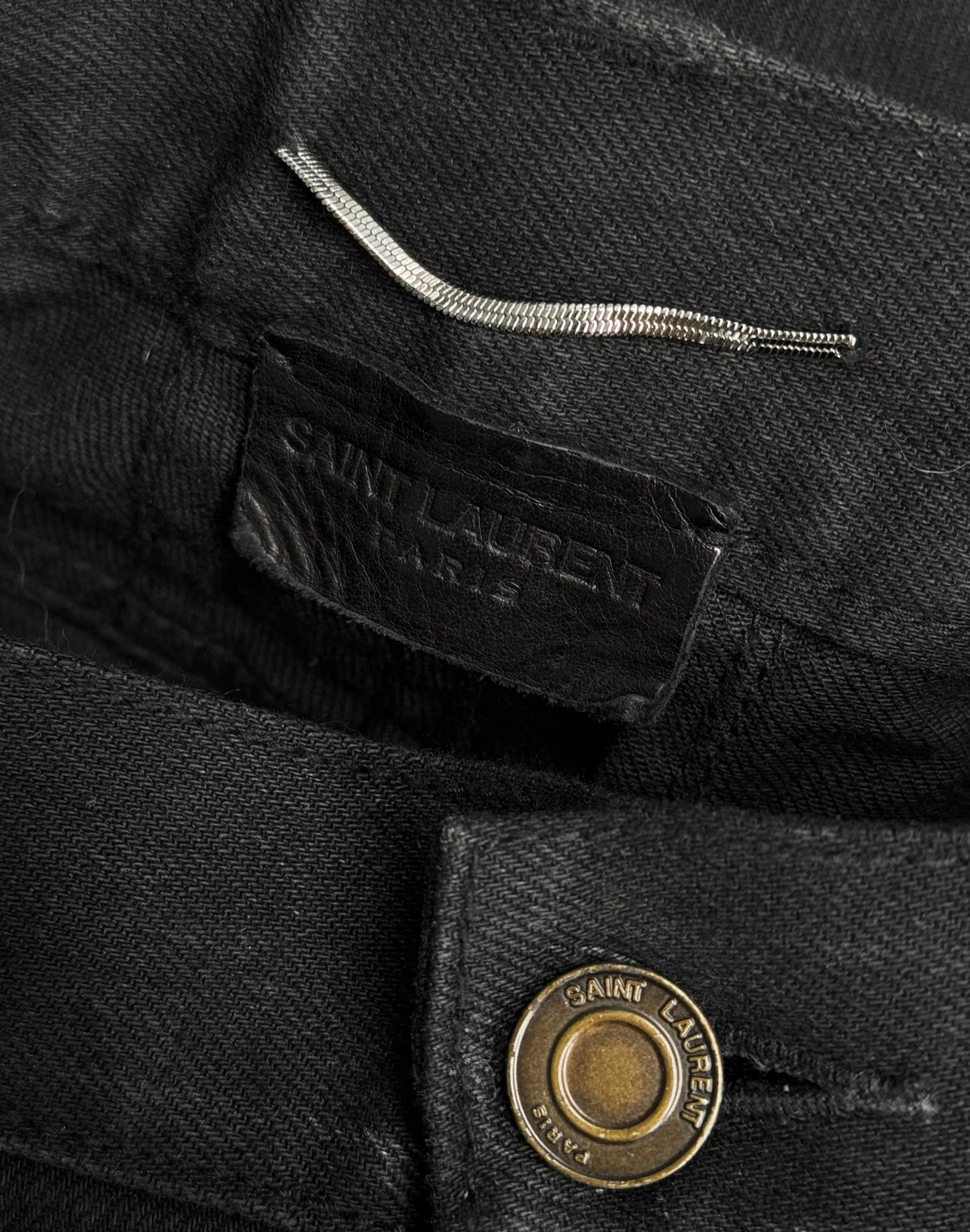 Saint Laurent Paris SS15 Black ‘D02’ Thrash Skinny Denim